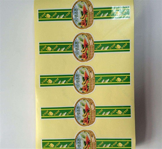 食品不干膠標(biāo)簽