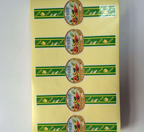 食品不干膠標(biāo)簽